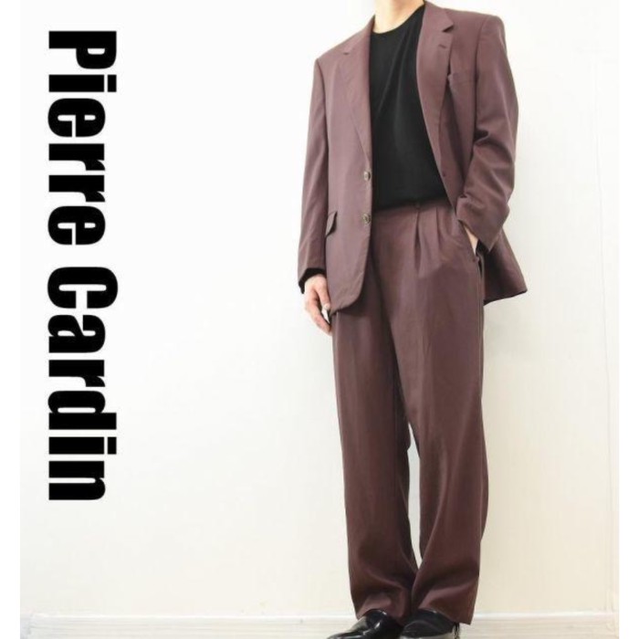 Pierre cardin メンズスーツ ウール セットアップ 3ピース S 