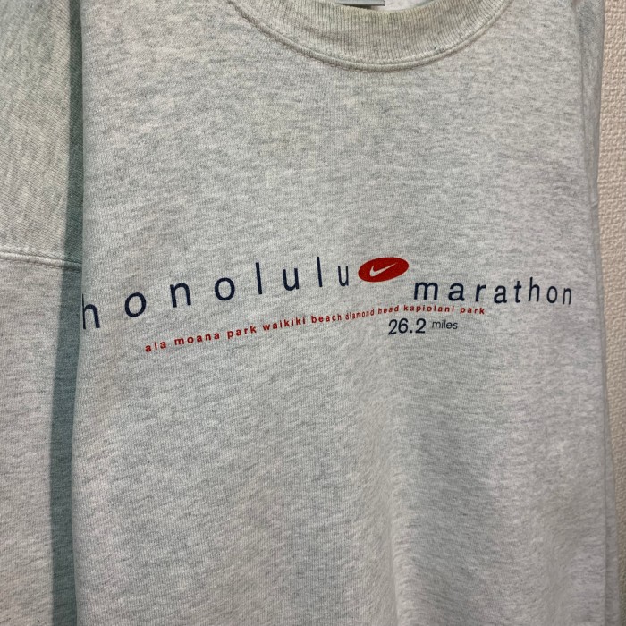 old NIKE 90's Honolulu Marathon Sweat | Vintage.City 빈티지숍, 빈티지 코디 정보