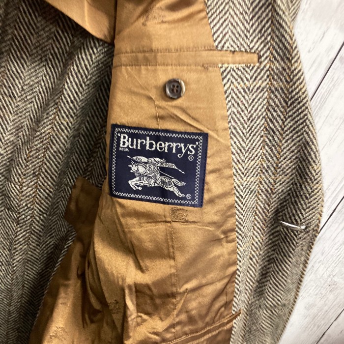 80s Vintage Burberry Tweed Jacket | Vintage.City