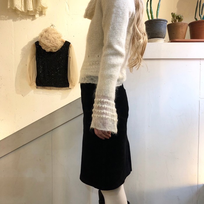 VINTAGE ivoly mohair knit sweater | Vintage.City 古着屋、古着コーデ情報を発信