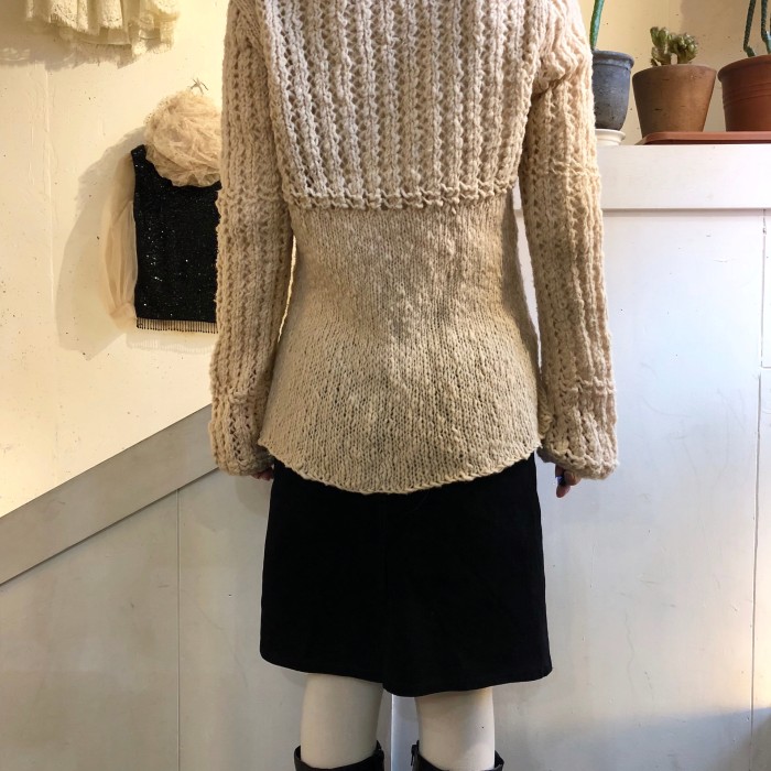 VINTAGE hand knit sweater | Vintage.City 빈티지숍, 빈티지 코디 정보