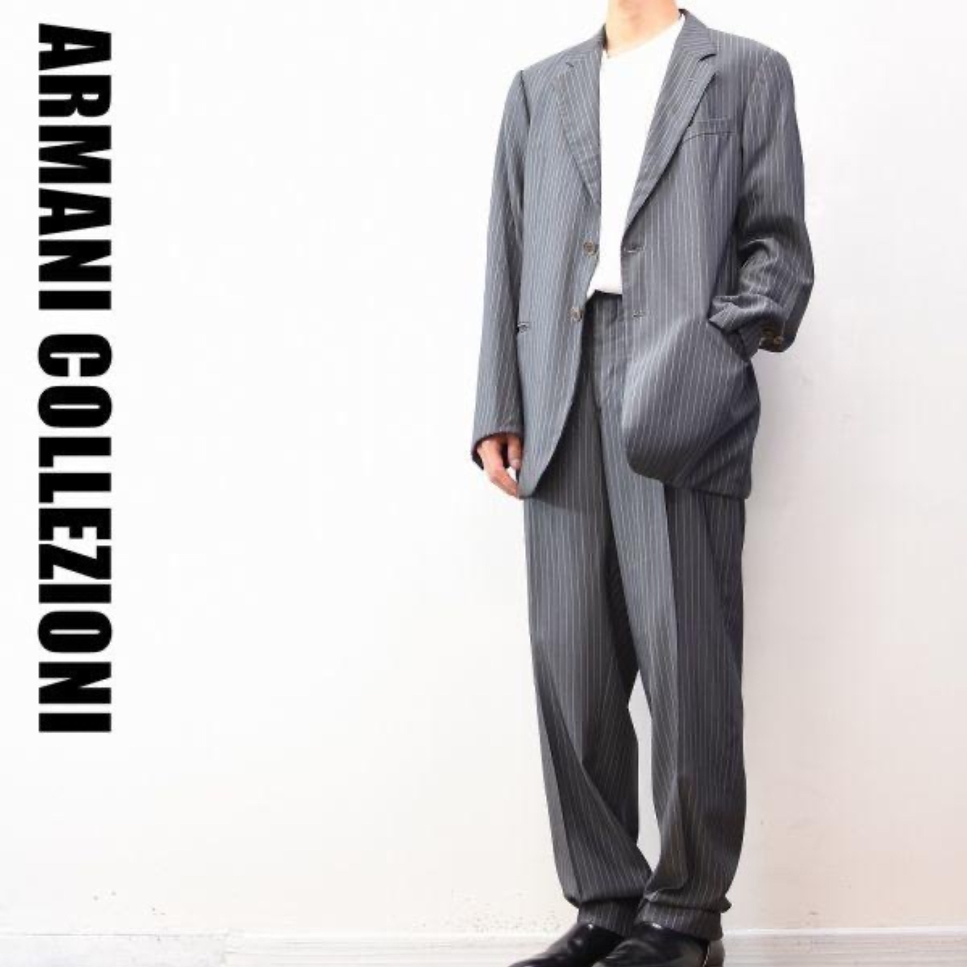 ARMANI COLLEZIONI メンズ スーツ セットアップ グレー   Vintage.City