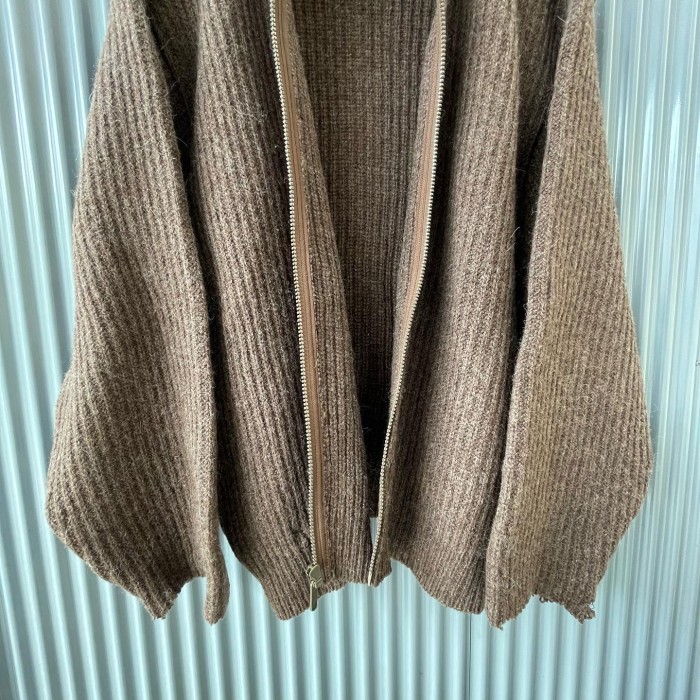【90s USA製 L.L.Bean Wool zip cardigan 】 | Vintage.City 古着屋、古着コーデ情報を発信
