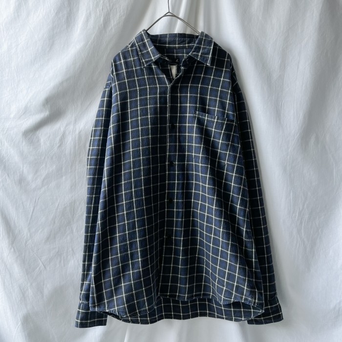 90s “agnes b” check pattern shirt | Vintage.City 빈티지숍, 빈티지 코디 정보