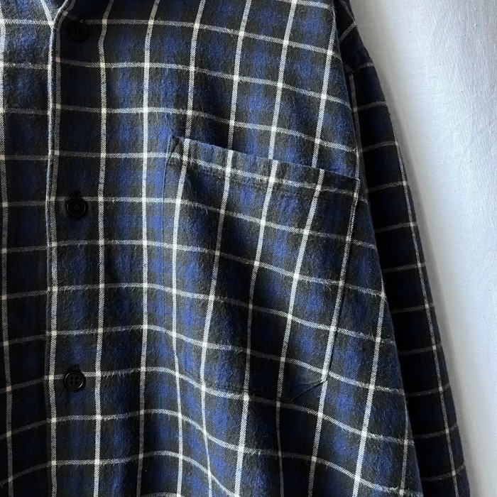 90s “agnes b” check pattern shirt | Vintage.City 빈티지숍, 빈티지 코디 정보