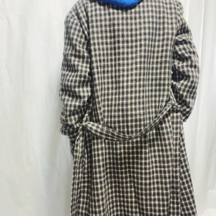Vintage Unisex Check Wool Robe | Vintage.City 古着屋、古着コーデ情報を発信