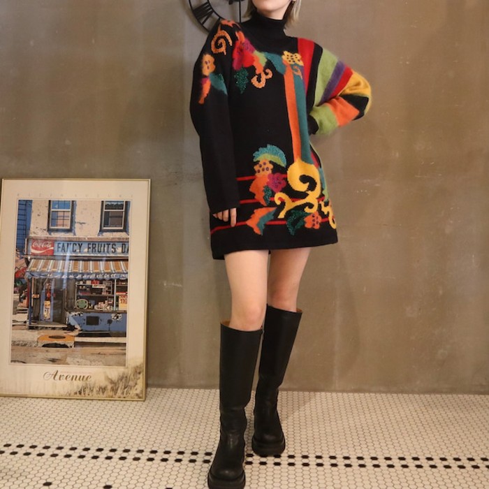 Colorful big sweater | Vintage.City Vintage Shops, Vintage Fashion Trends