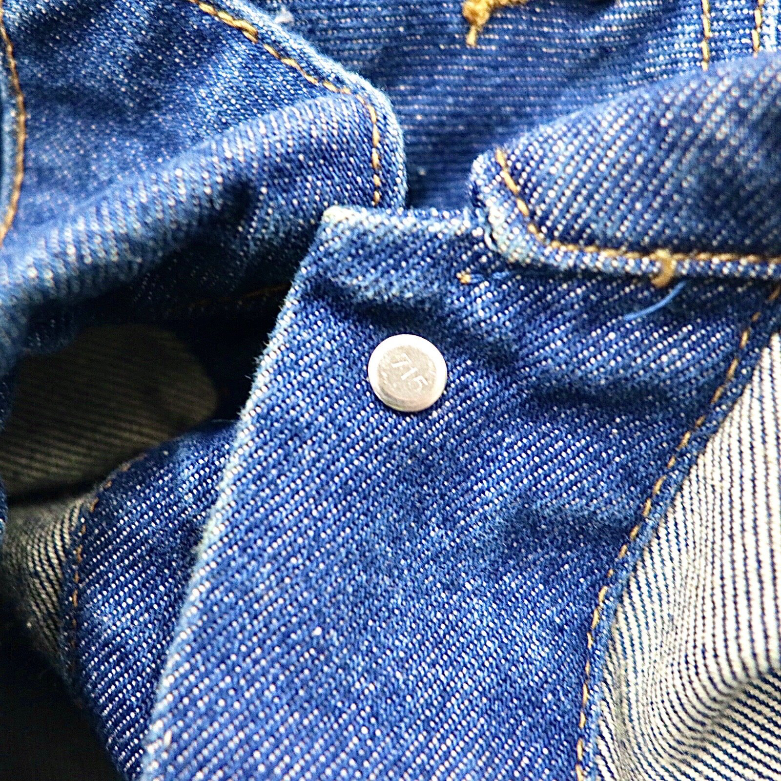 Levi's デニムジャケット 38 ブルー USA製 90年代 ボタン裏715 