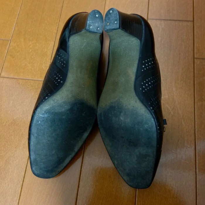 【ANTONIO】ブラックリボンパンプスhand made in Japan | Vintage.City 古着屋、古着コーデ情報を発信