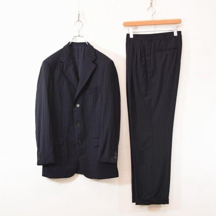 Ermenegildo zegna メンズ セットアップ スーツ ストライプ | Vintage.City 古着屋、古着コーデ情報を発信
