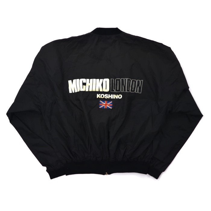 MICHIKO KOSHINO MA-1フライトジャケット FREE ブラック | Vintage.City