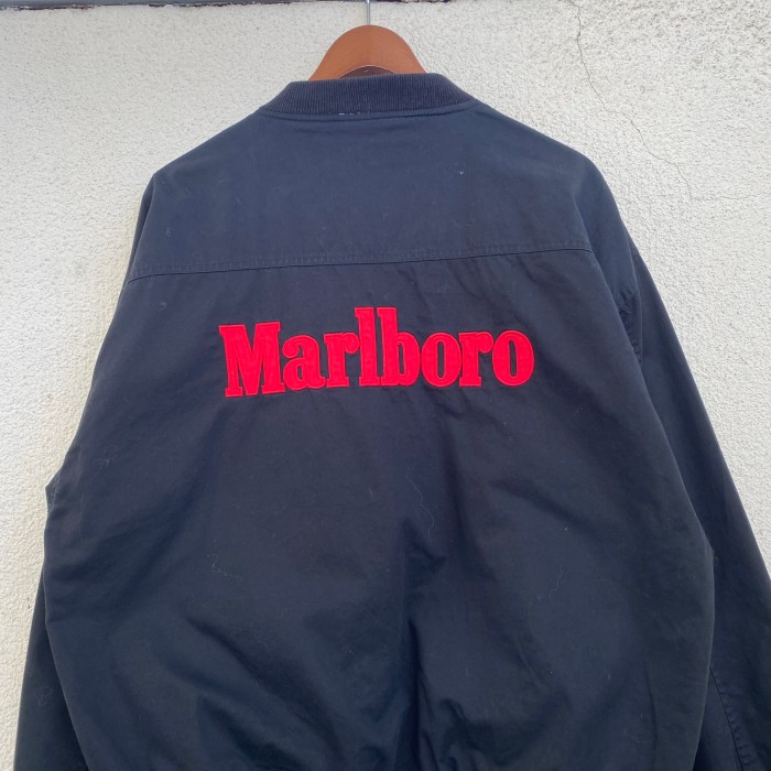 L Marlboro マルボロ スウィングトップ ブルゾン リバーシブル 赤×黒 