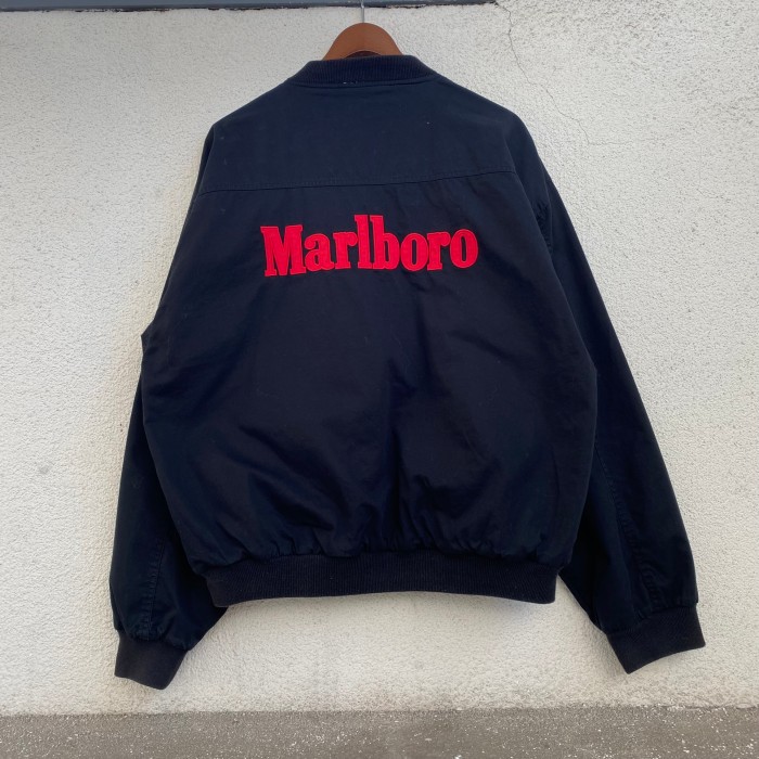 L Marlboro マルボロ スウィングトップ ブルゾン リバーシブル 赤×黒 