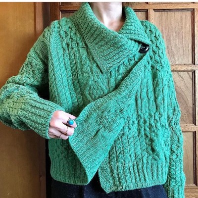 Cable Knit Made in Ireland GRN | Vintage.City 古着屋、古着コーデ情報を発信