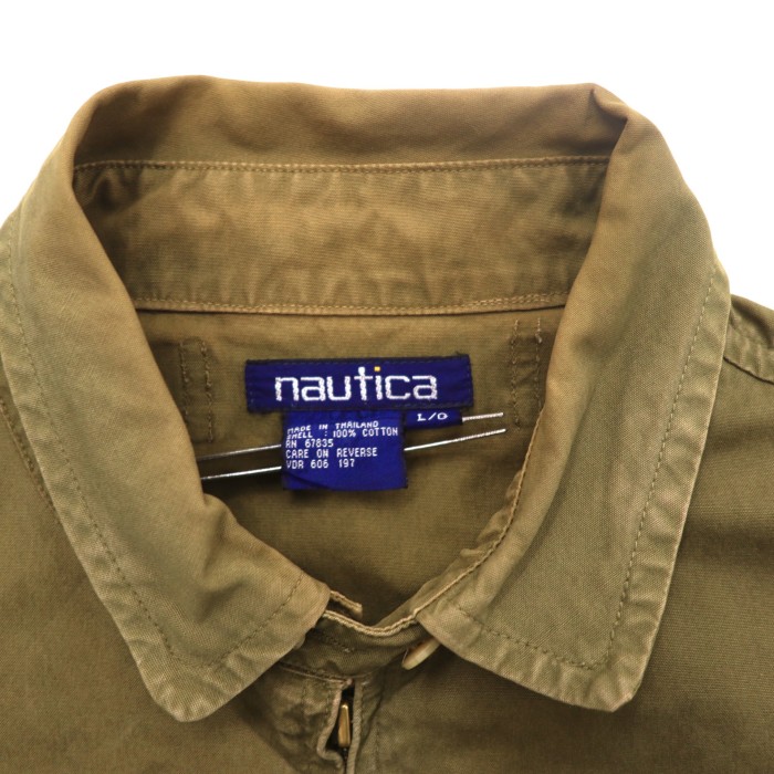 nautica スウィングトップ L カーキ コットン 90s | Vintage.City 古着屋、古着コーデ情報を発信
