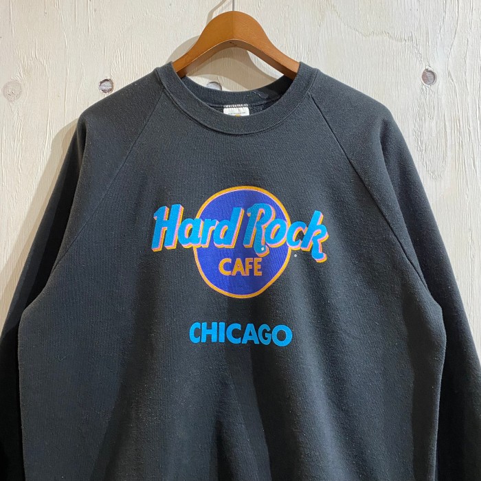 XL Hard Rock Cafe ハードロックカフェ ロゴスウェット 黒 | Vintage.City