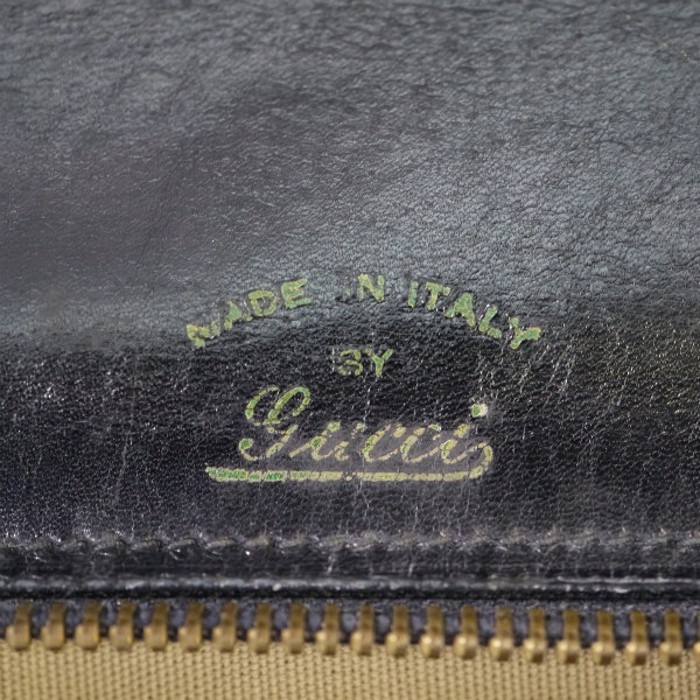 OLD Gucci 代表作!インターロッキング　総革ワンショルダー（黒） | Vintage.City 古着屋、古着コーデ情報を発信