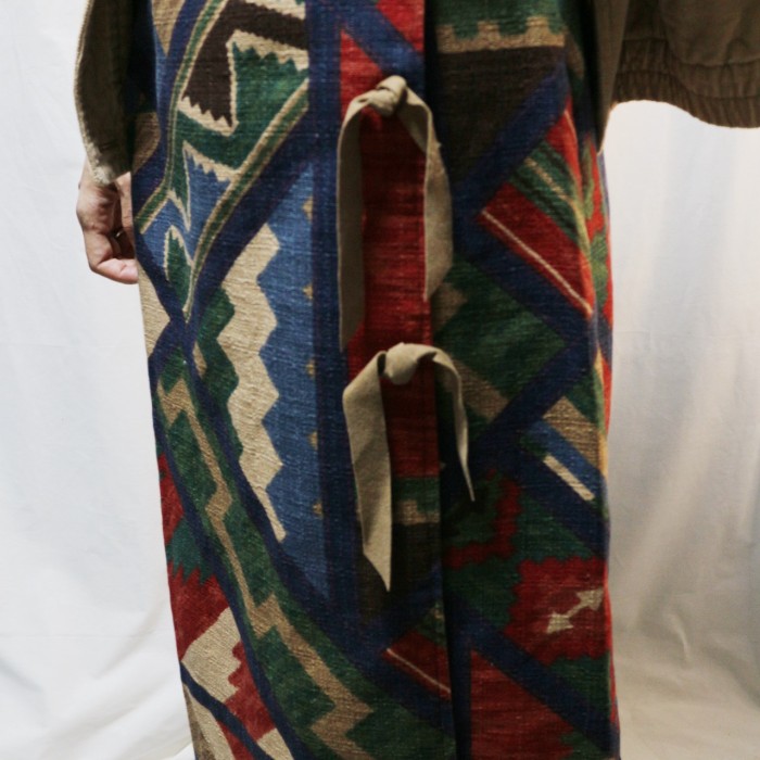 Vintage Aztec Maxi Wrap skirt | Vintage.City 古着屋、古着コーデ情報を発信