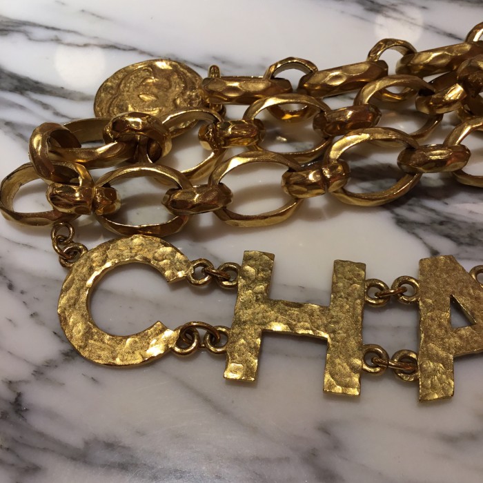 Vintage Chanel Logo Chain Belt | Vintage.City 빈티지숍, 빈티지 코디 정보