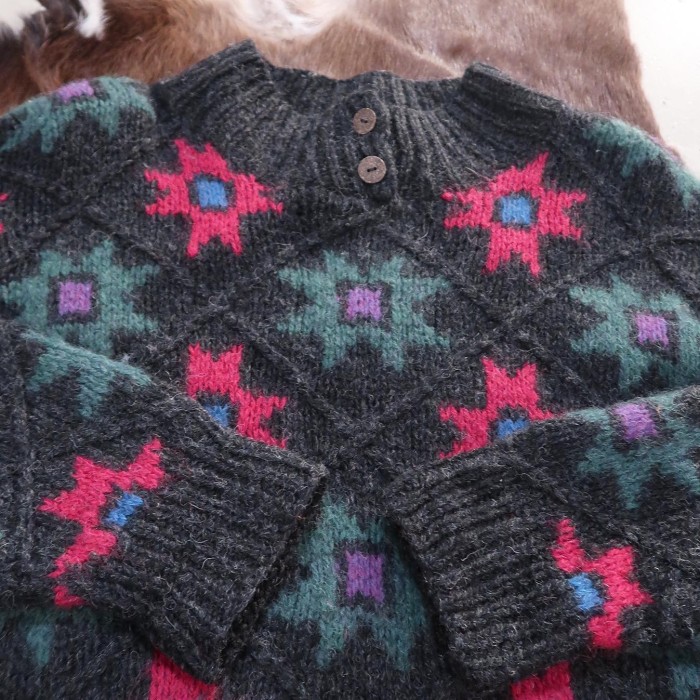 Woolrich wool knit tops | Vintage.City 빈티지숍, 빈티지 코디 정보