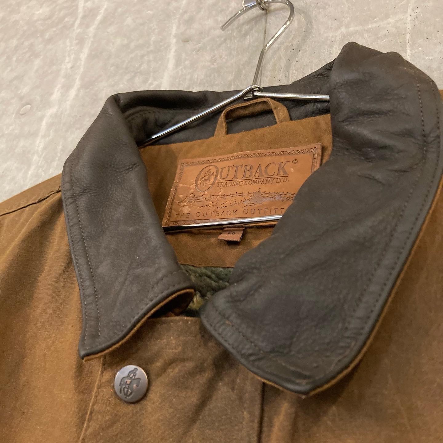 OUTBACK oiled jacket アウトバック オイルドジャケット | Vintage.City