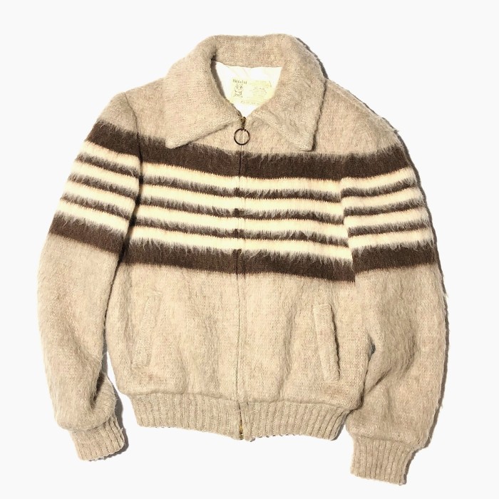 Vintage 70's【Hilda Ltd.】Zip-up Wool Knit | Vintage.City 빈티지숍, 빈티지 코디 정보