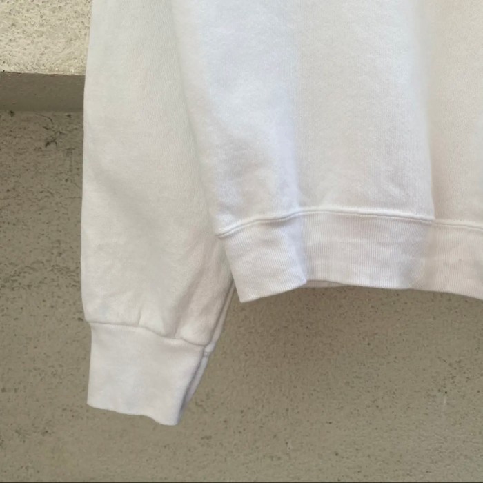 90's smiley print sweat shirts white ☺︎ | Vintage.City 古着屋、古着コーデ情報を発信