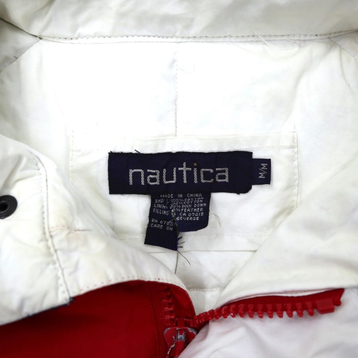 nautica セーリングダウンジャケット M レッド コットン 90年代 | Vintage.City 古着屋、古着コーデ情報を発信
