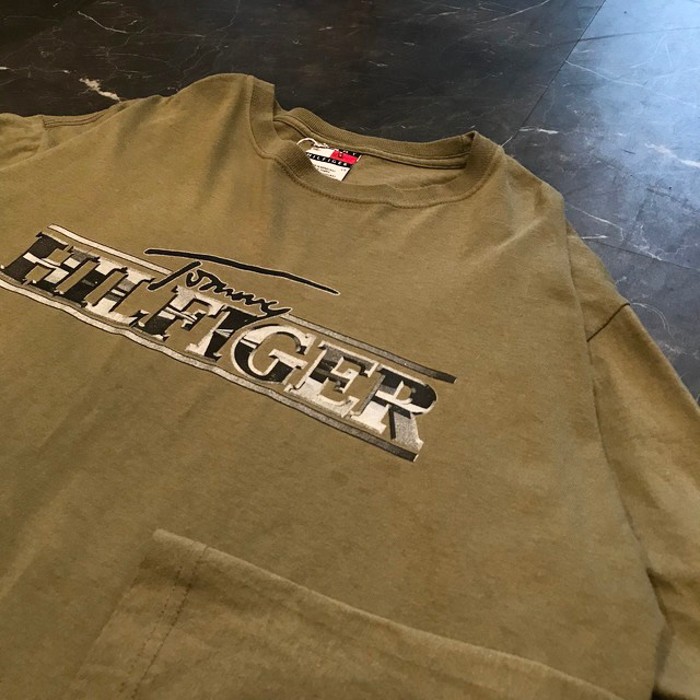 90's Tommy Hilfiger long T-shirt !! | Vintage.City 빈티지숍, 빈티지 코디 정보