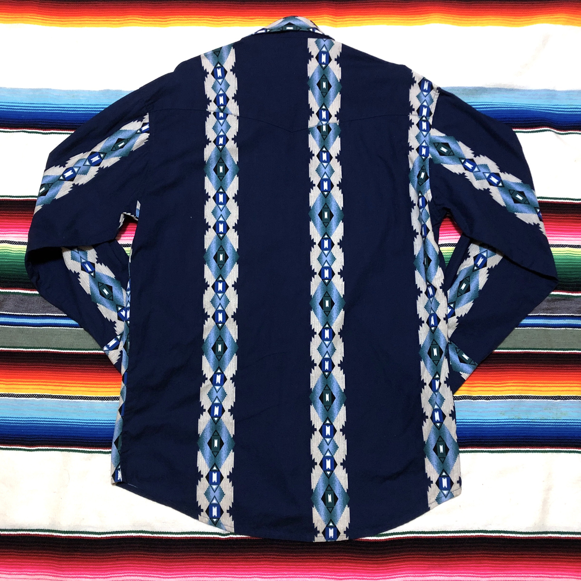 90's Wrangler Native 柄 ウエスタンシャツ | Vintage.City