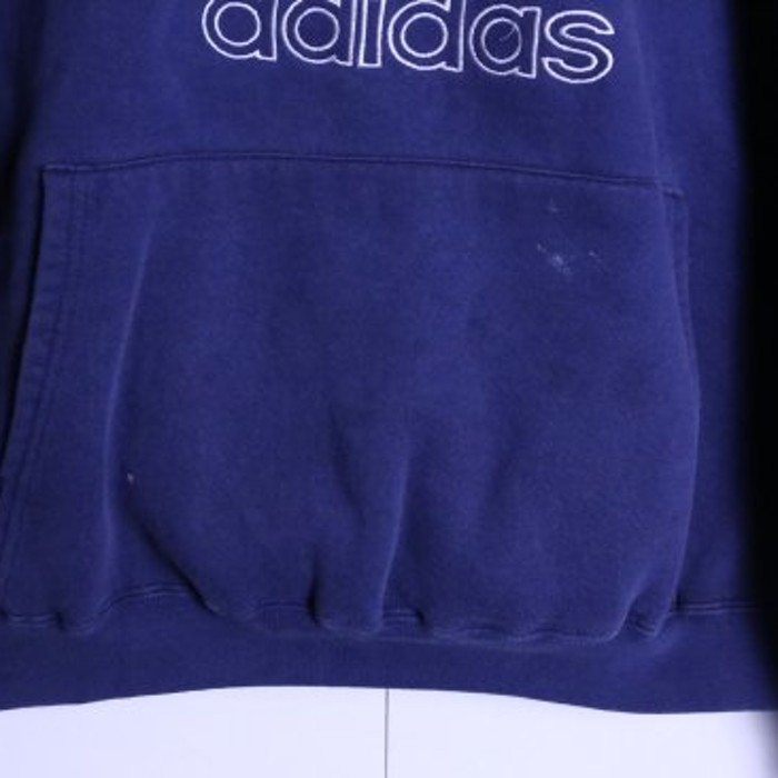"adidas" navy trefoil over sized hoody. | Vintage.City 古着屋、古着コーデ情報を発信
