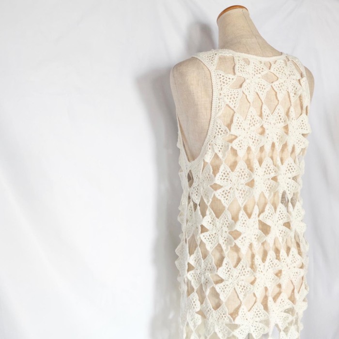 Flower crochet dress | Vintage.City 빈티지숍, 빈티지 코디 정보