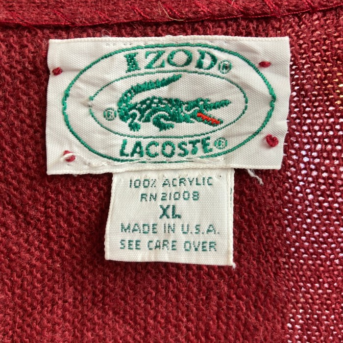 IZOD ラコステ USA製 カーディガン XL | Vintage.City 古着屋、古着コーデ情報を発信