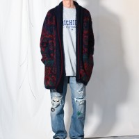 Old St Michael - Mohair long cardigan | Vintage.City 古着屋、古着コーデ情報を発信