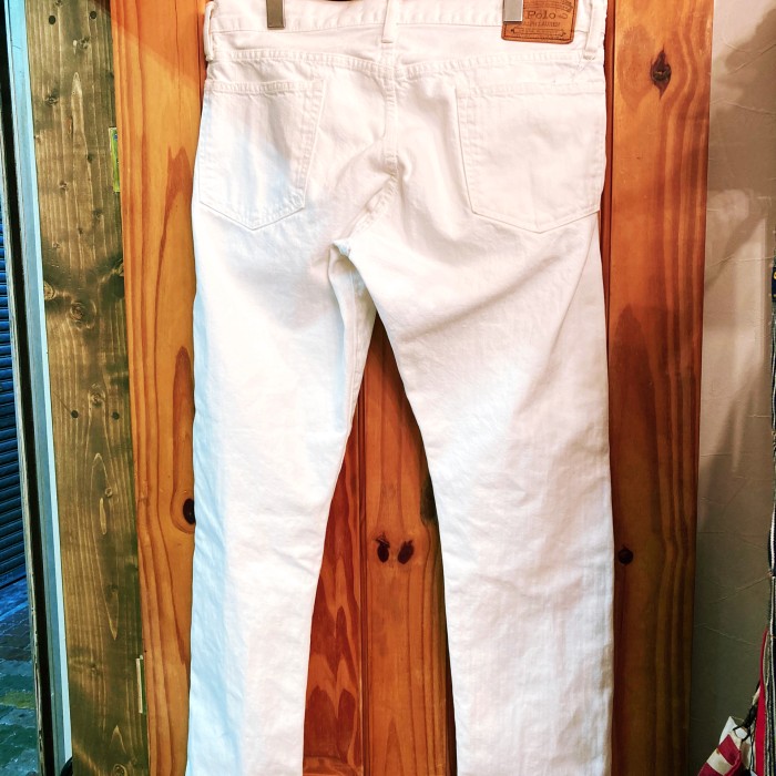 Ralph Lauren White Denim Pants | Vintage.City 古着屋、古着コーデ情報を発信