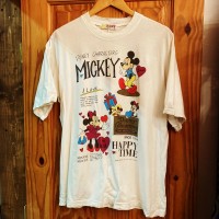 Mickey Mouse Print tee | Vintage.City 古着屋、古着コーデ情報を発信