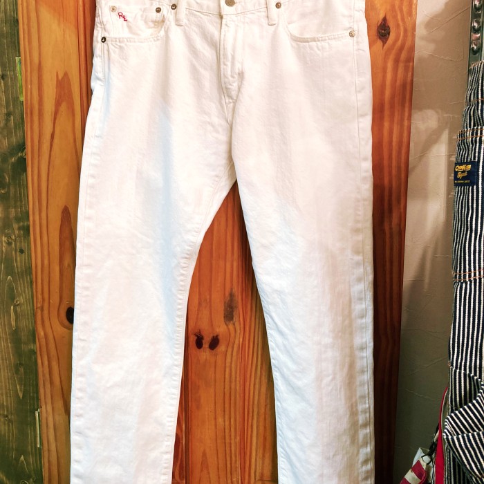 Ralph Lauren White Denim Pants | Vintage.City 빈티지숍, 빈티지 코디 정보