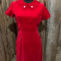 60s ヴィンテージ  Betty Clark ベルベットドレス　ワンピース　赤 | Vintage.City 빈티지숍, 빈티지 코디 정보