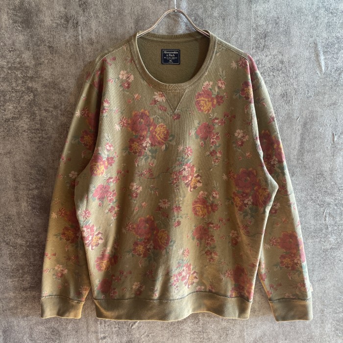 abercrombie&fitch flower pattern sweat | Vintage.City 古着屋、古着コーデ情報を発信