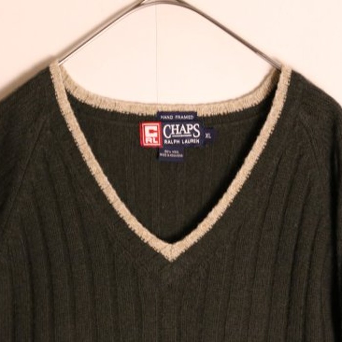 "Chaps Ralph Lauren"Center line knit | Vintage.City 古着屋、古着コーデ情報を発信