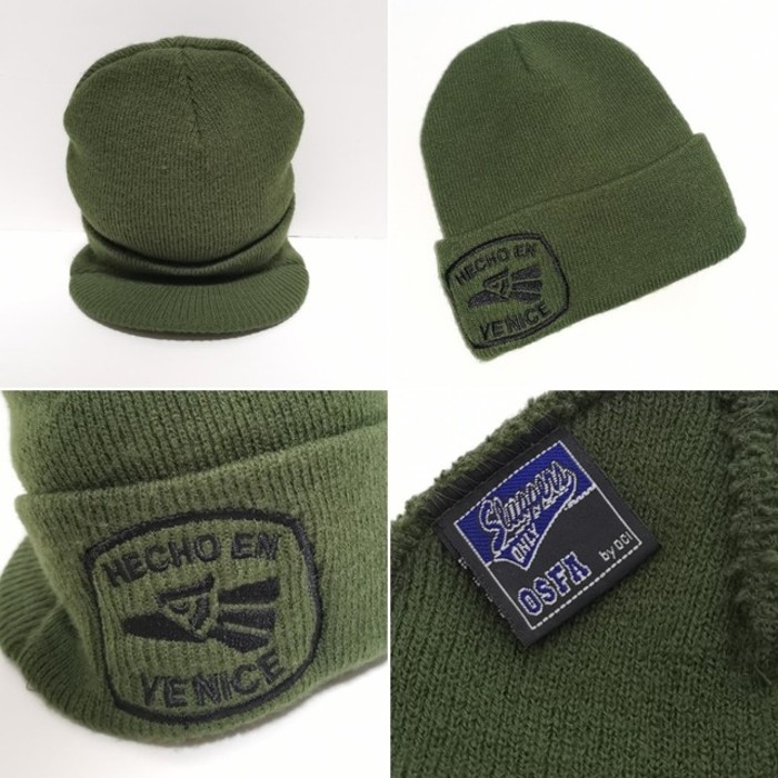 90s HECHO EN VENICE ベニス ビーニー ニットキャップ CAP | Vintage.City 古着屋、古着コーデ情報を発信