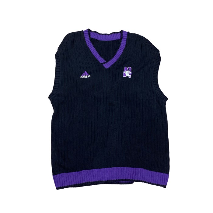 adidas Northwestern Wildcats cotton knit | Vintage.City 빈티지숍, 빈티지 코디 정보