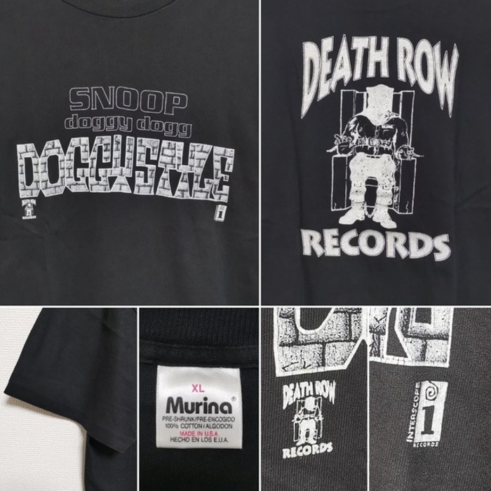 XL 90s SNOOP DOGG Tシャツ DEATH ROW 黒 USA製 | Vintage.City 古着屋、古着コーデ情報を発信