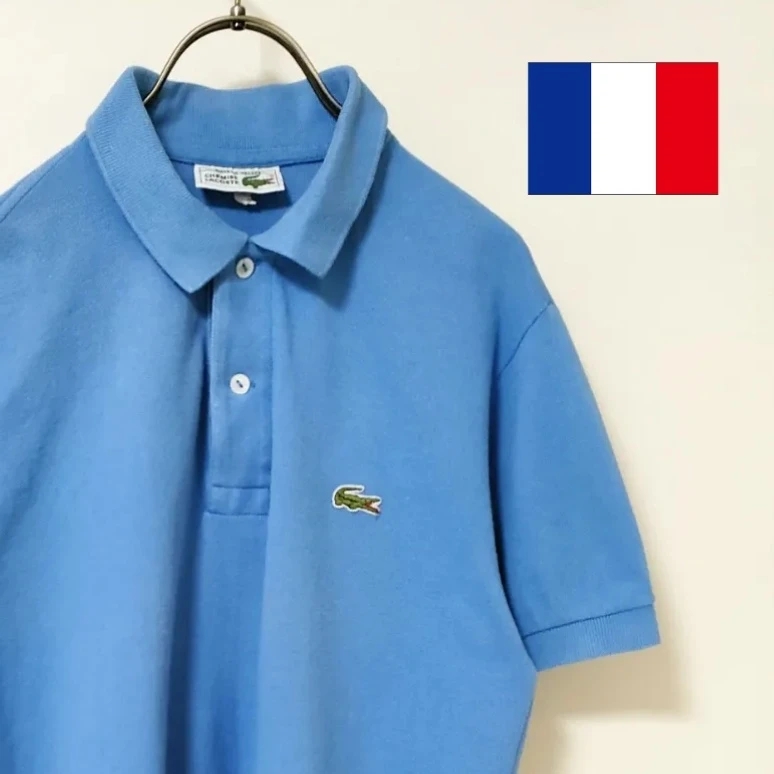フランス製ヴィンテージ CHEMISE LACOSTEフレンチラコステポロシャツ