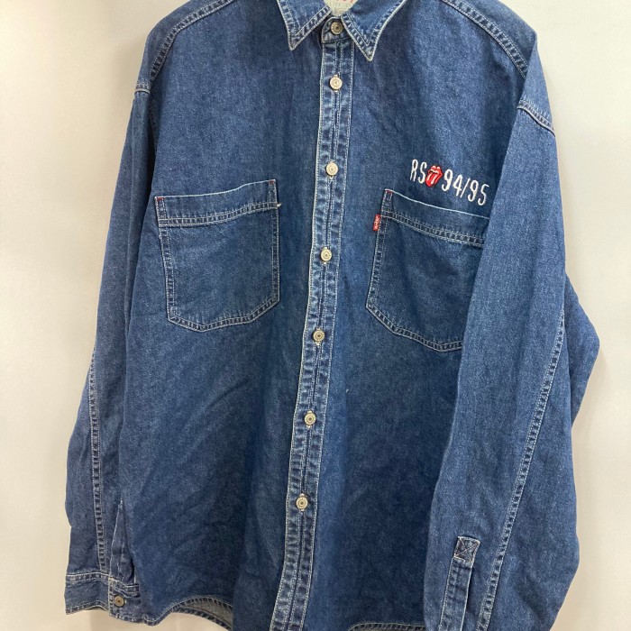 90sLevi’sローリングストーンズデニムシャツ　L | Vintage.City 古着屋、古着コーデ情報を発信