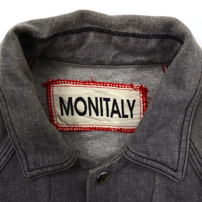 MONITALY ジェイルジャケット M グレー コットン メキシコ製 | Vintage.City 古着屋、古着コーデ情報を発信