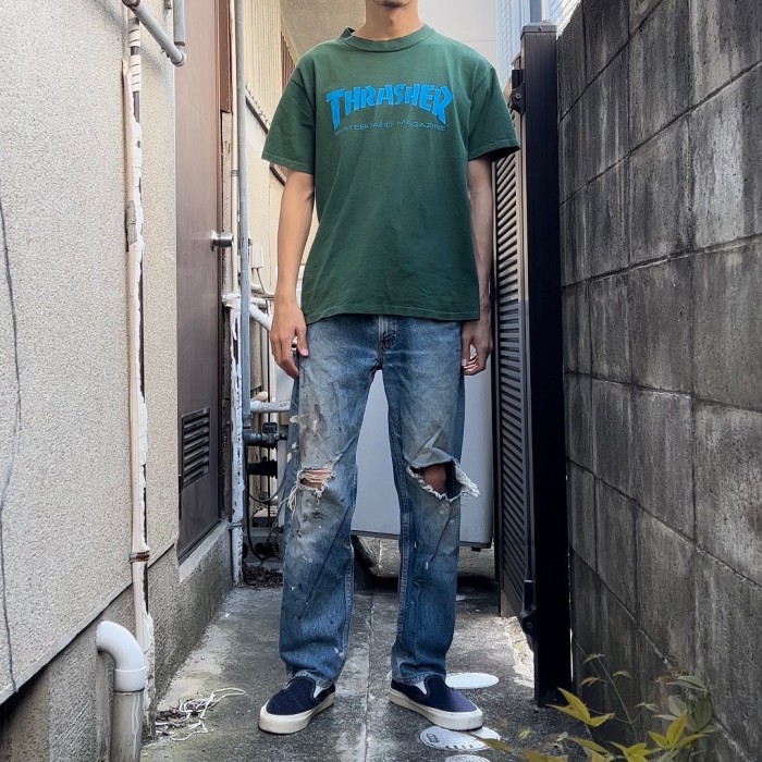 90s “THRASHER” made in usa シングルステッチ Tシャツ | Vintage.City Vintage Shops, Vintage Fashion Trends