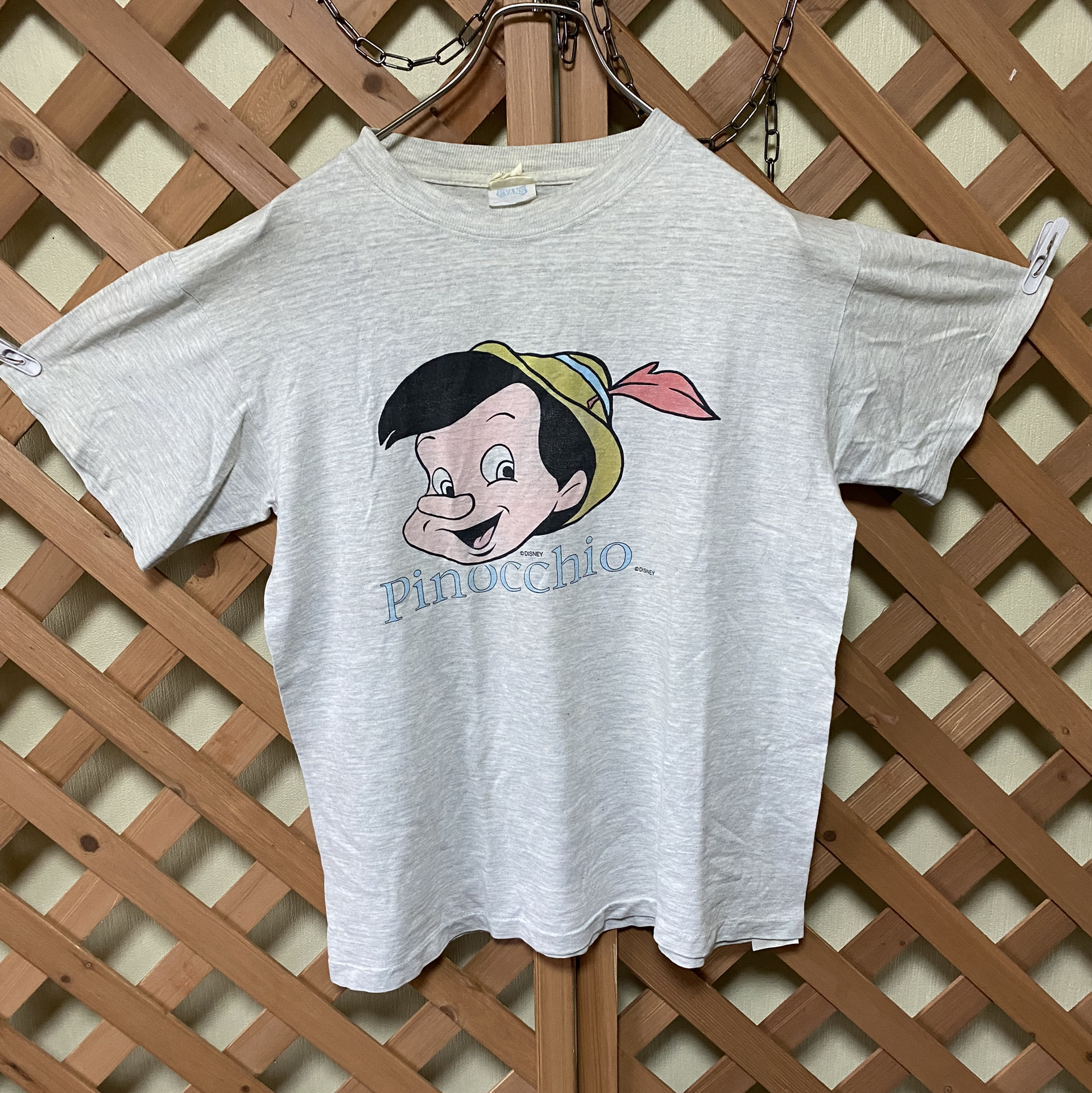 希少&co ピノキオ tシャツ ビンテージ 古着 ホワイト