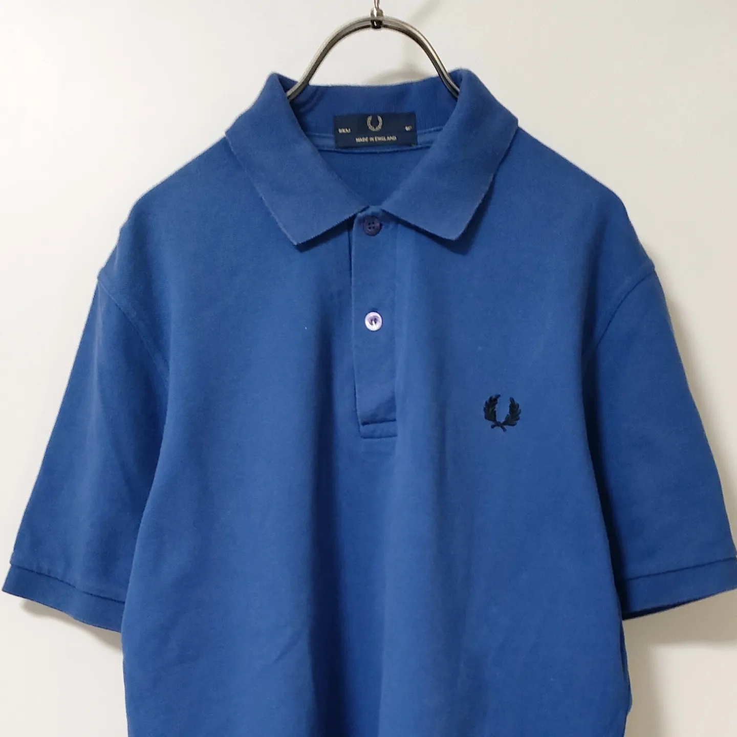 フレッドペリー ポロシャツ レディース 新品未使用　半袖ニット　ブルー