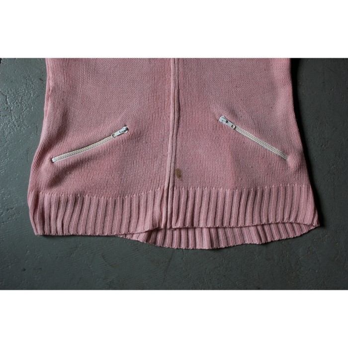 80's IZOD LACOSTE zip-up knit jkt | Vintage.City 古着屋、古着コーデ情報を発信
